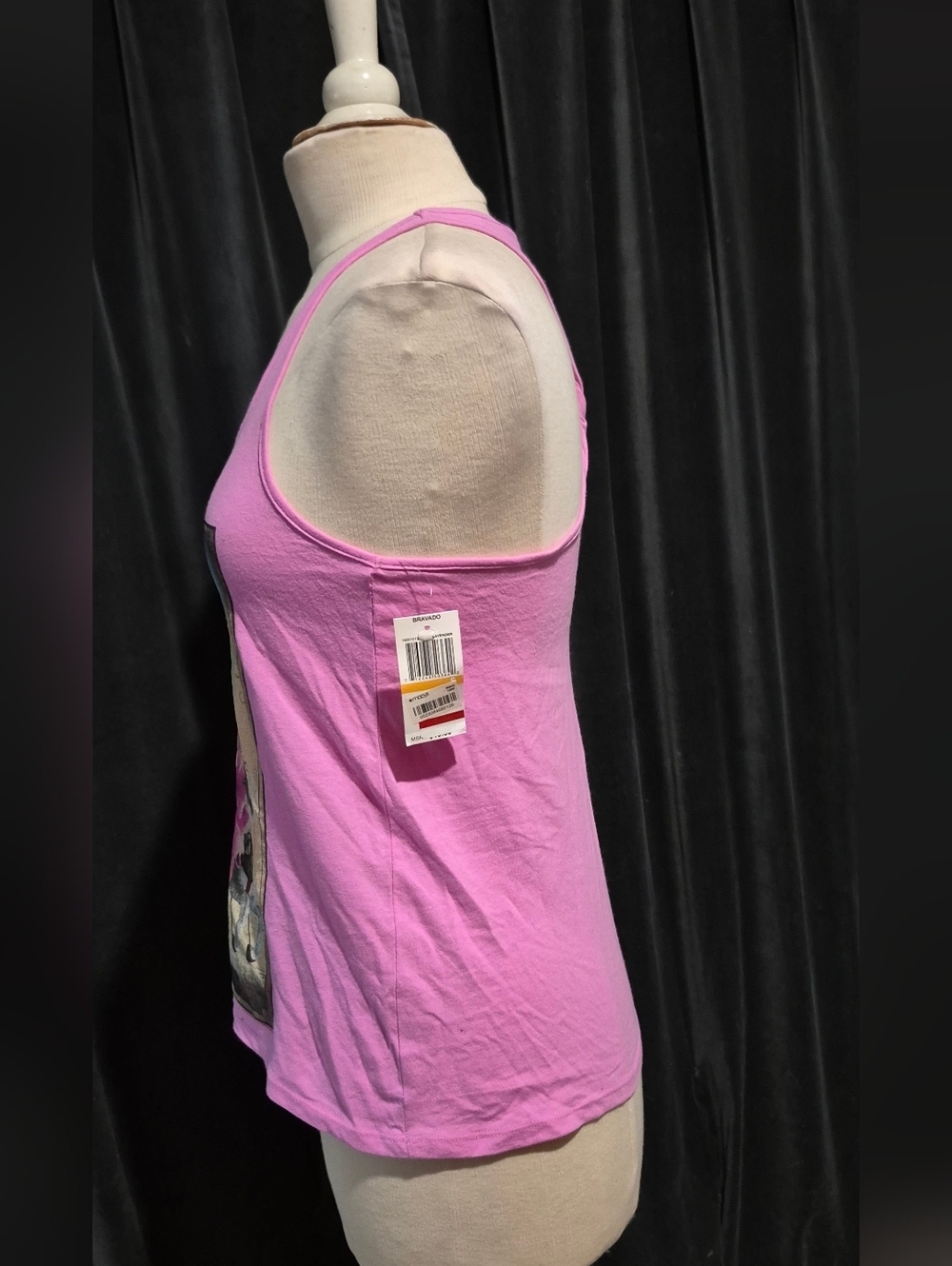 Pink Carousel Graphic Racerback Tank - Picture 2 of 4